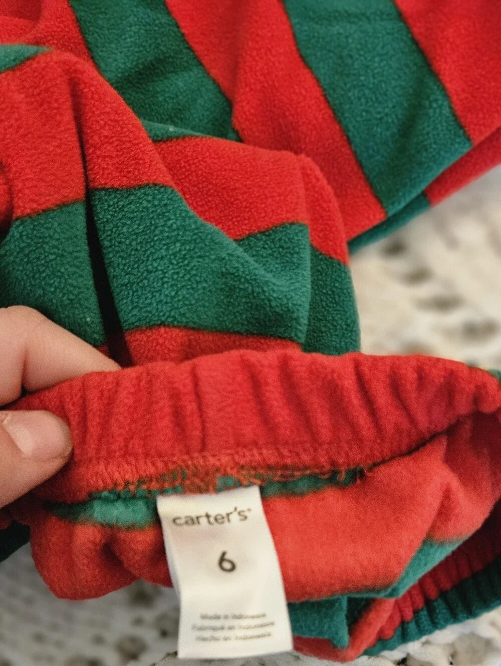 Carters Christmas Pajamas Set Size 6
